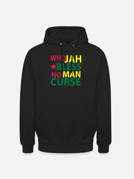 who jah bless - Unisex Hoodie - black