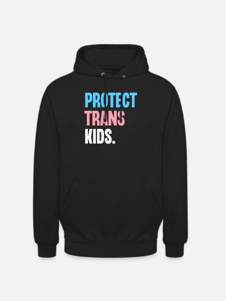 Trans-Kinder schützen - Unisex Hoodie - Schwarz