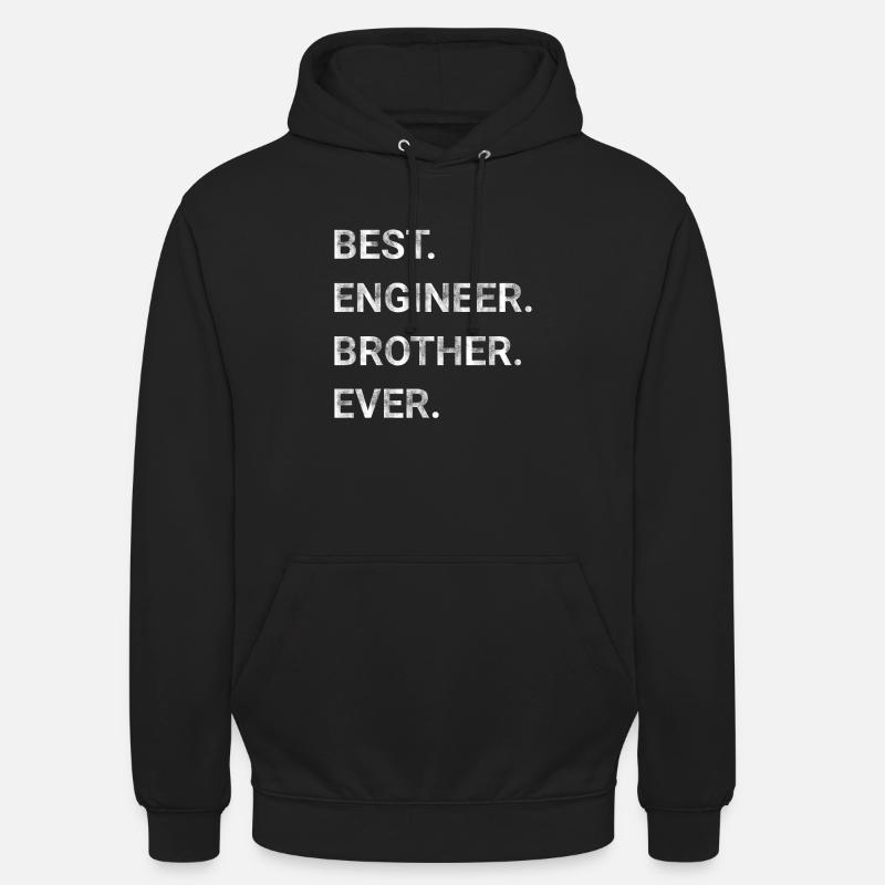 Best Engineer Brother Ever - Unisex Hoodie - black