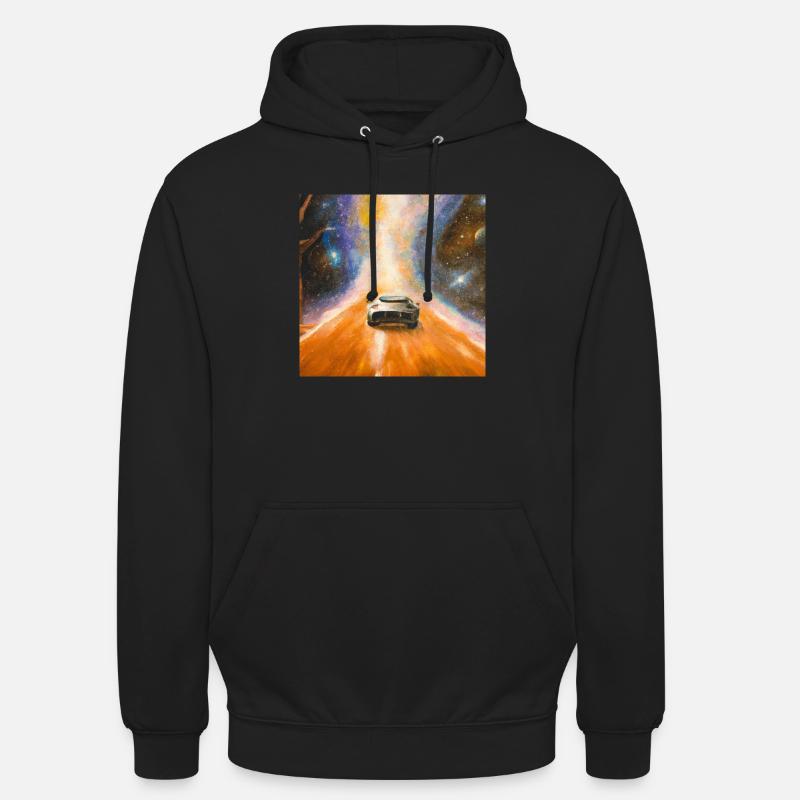 Aston Martin dans l’espace - Sweat-shirt à capuche unisexe - noir