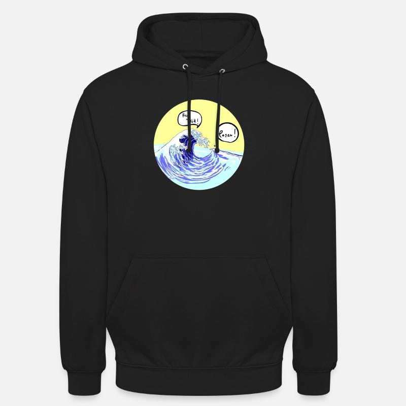 Poseur - Sweat-shirt à capuche unisexe - noir