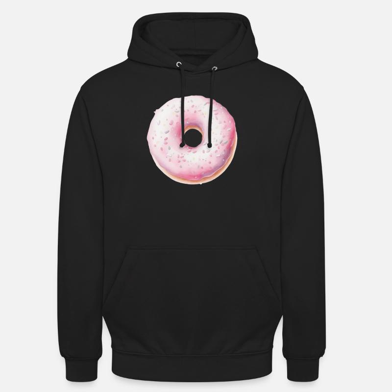 Beignet - Sweat-shirt à capuche unisexe - noir