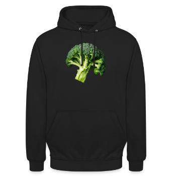 Énergie verte - Sweat-shirt à capuche unisexe - noir - Devant - Alina (178cm) & Michal (187cm)