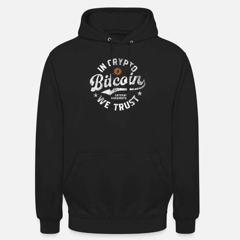 Bitcoin - In Crypto we trust - Unisex Hoodie - Schwarz