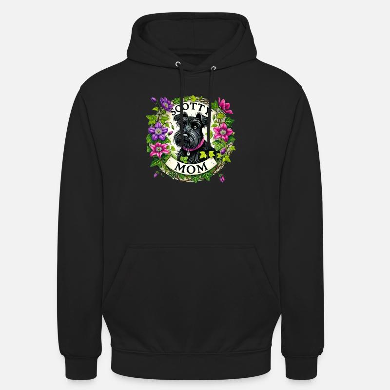 Scotty Maman - Sweat-shirt à capuche unisexe - noir