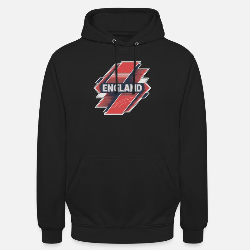 Angleterre - Sweat-shirt à capuche unisexe - noir