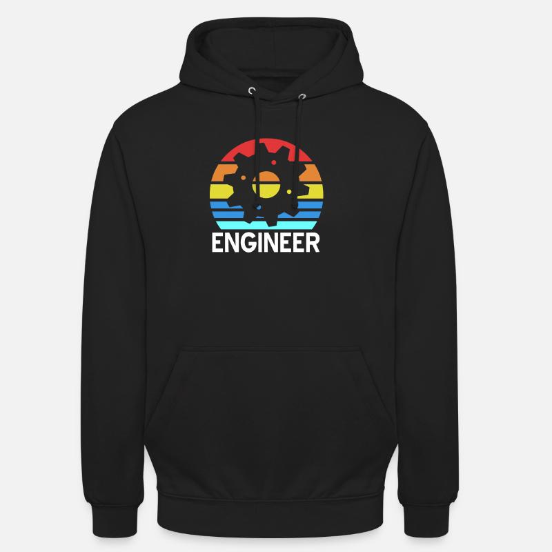 Engineer Civil Builder Mechanical Engineering Math Unisex Hoodie
