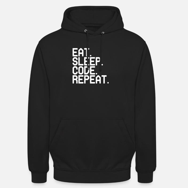 Programmeur - Sweat-shirt à capuche unisexe - noir