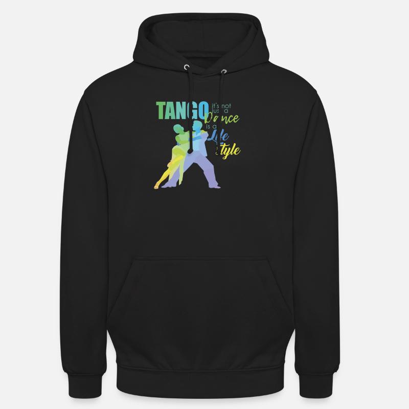 Danse de tango danseur danseur - Sweat-shirt à capuche unisexe - noir