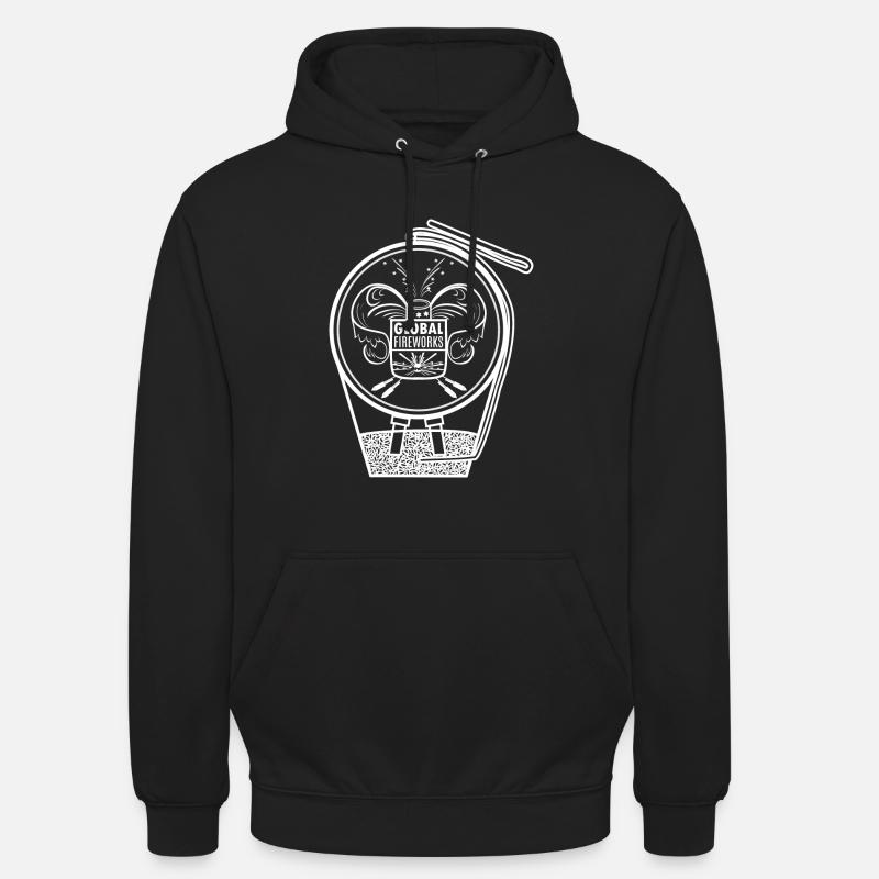 Global Feuerwerk Pyro Shell - Unisex Hoodie - Schwarz