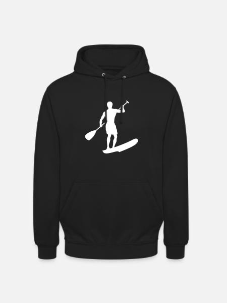 Conception de l’athlète SUP - Sweat-shirt à capuche unisexe - noir