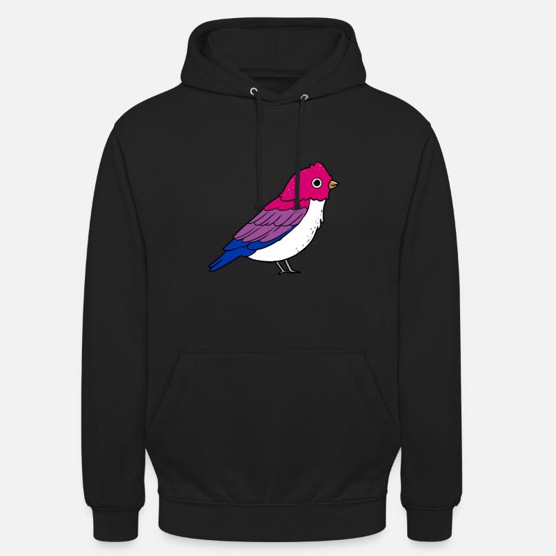 Bisexueller Vogel Bisexual Pride - Unisex Hoodie - Schwarz
