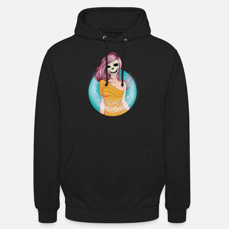 Crâne du vent - Sweat-shirt à capuche unisexe - noir