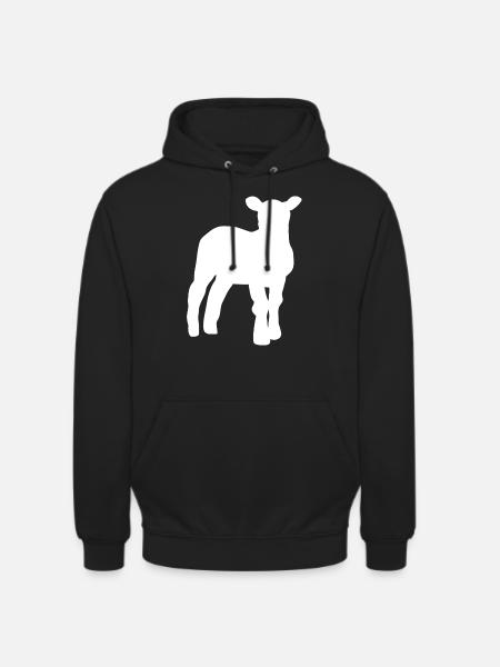 lamb - Unisex Hoodie - black