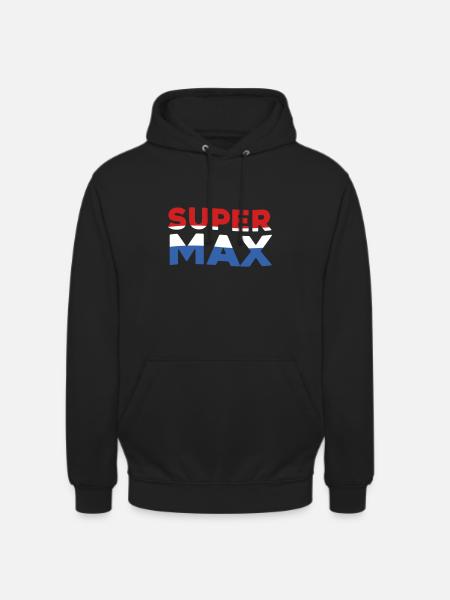 Super Max | Dutch flag - Unisex Hoodie - black