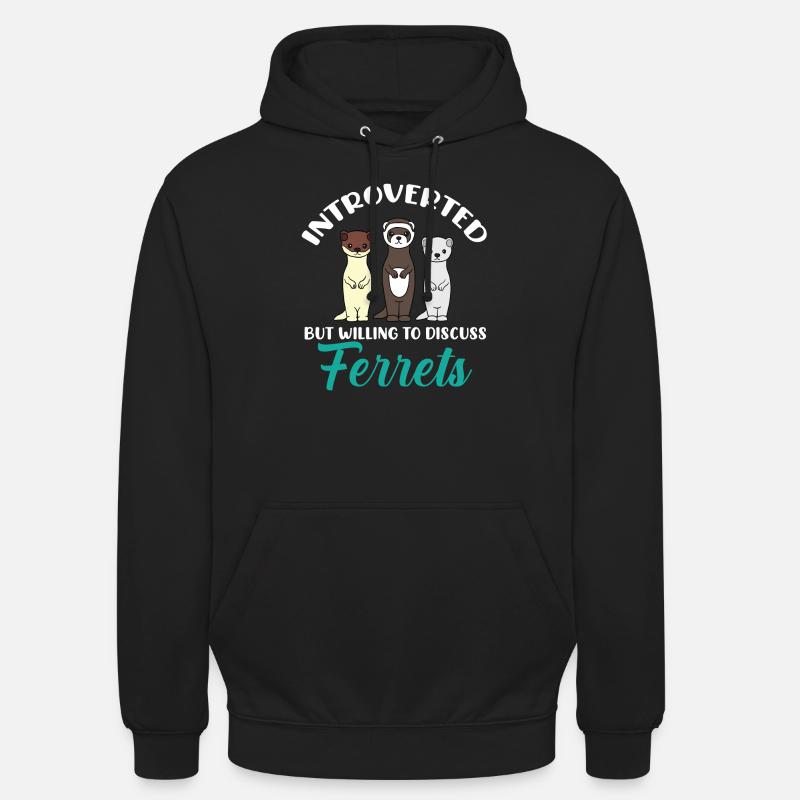 Frettchen - Unisex Hoodie - Schwarz