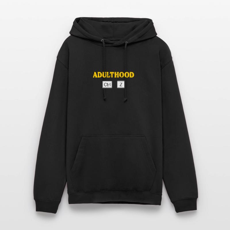 Adulthood Ctrl Z Tech Geek Coding and Programming Unisex Hoodie