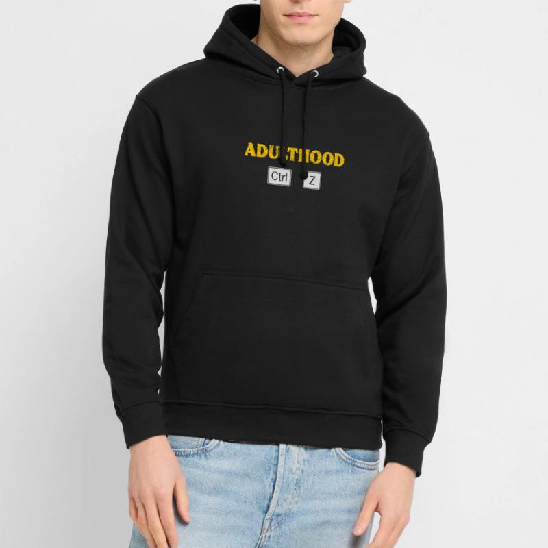 Erwachsensein Ctrl Z Tech Geek Programmieren und Programmieren Unisex Hoodie