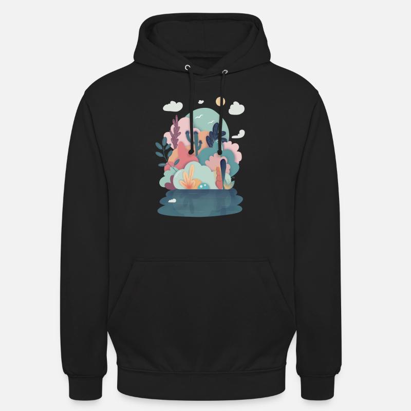 Magic Forest - Unisex Hoodie - Schwarz