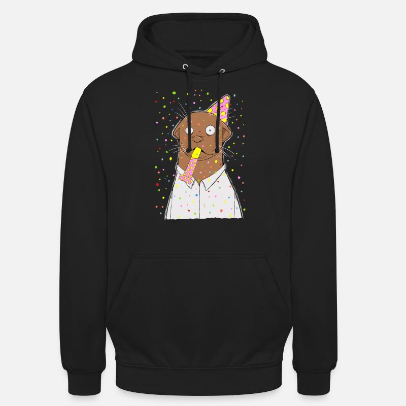 Parti, loutre quoi? - Sweat-shirt à capuche unisexe - noir