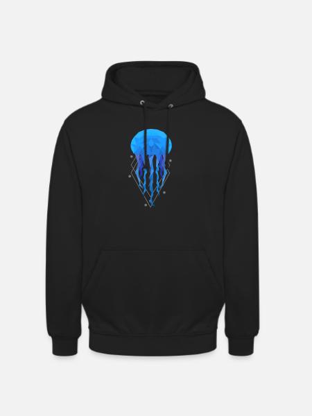 Méduse feu méduse - Sweat-shirt à capuche unisexe - noir