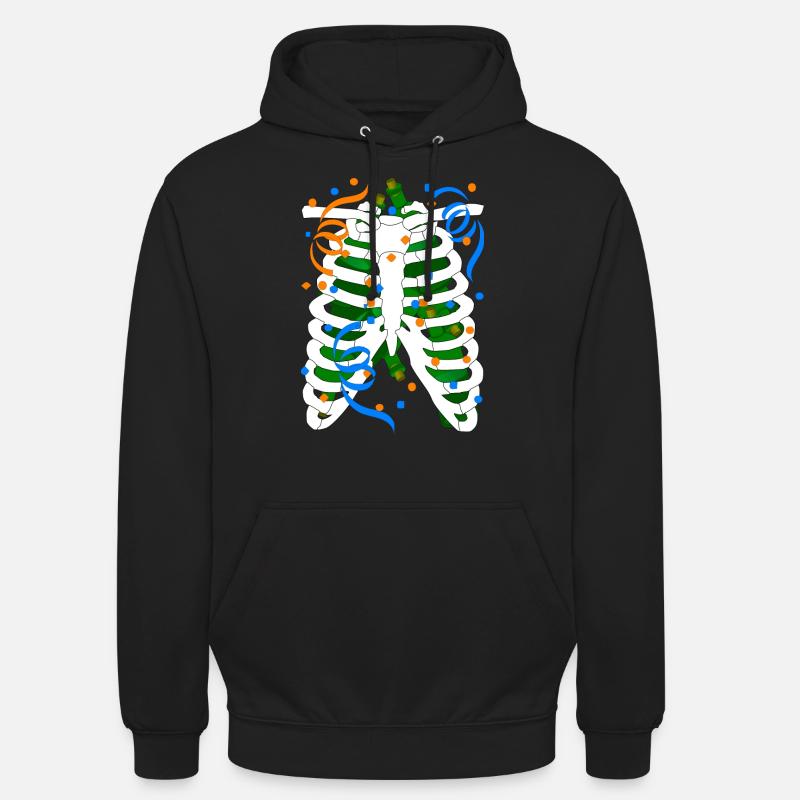 ALCOOL Coffre - Sweat-shirt à capuche unisexe - noir