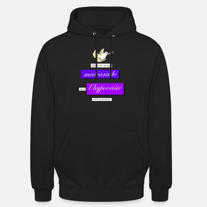 Heuchelei - Unisex Hoodie - Schwarz