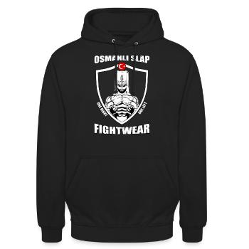 OSMANLI SLAP YENICERI - Unisex Hoodie - Schwarz - Vorne - Alina (178cm) & Michal (187cm)