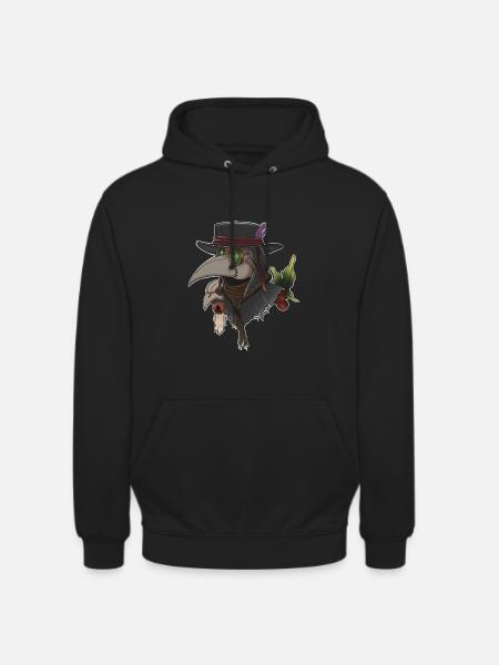 Médecin de la peste - Sweat-shirt à capuche unisexe - noir