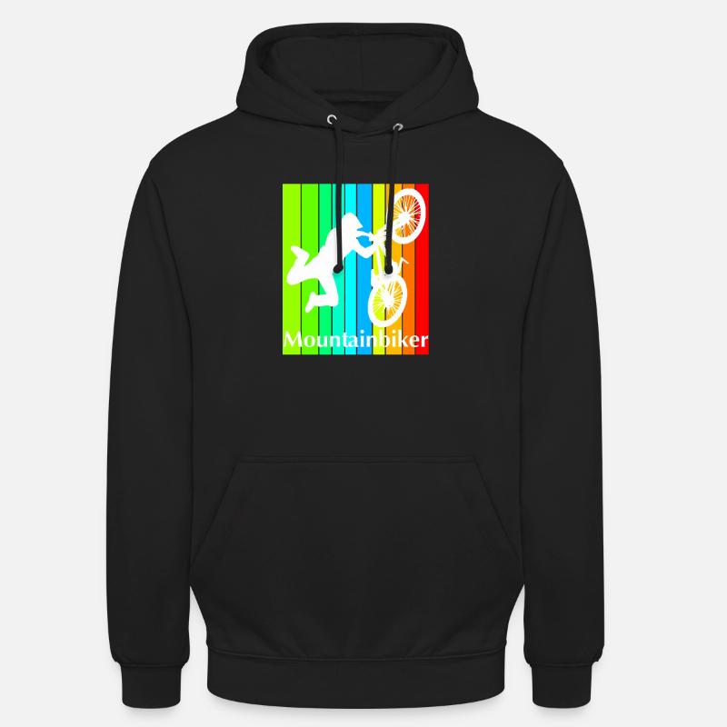 VTT - Sweat-shirt à capuche unisexe - noir