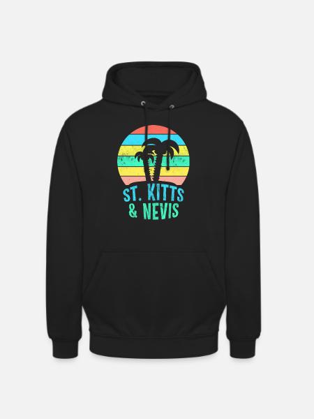 ST. KITTS & NEVIS - Unisex Hoodie - black