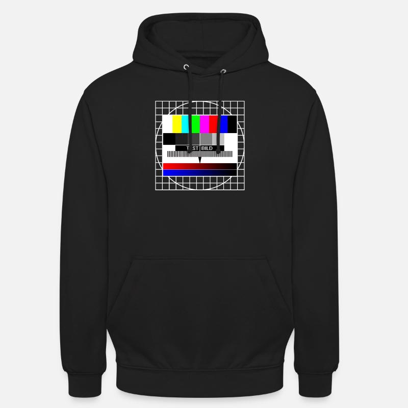 testbild - Sweat-shirt à capuche unisexe - noir