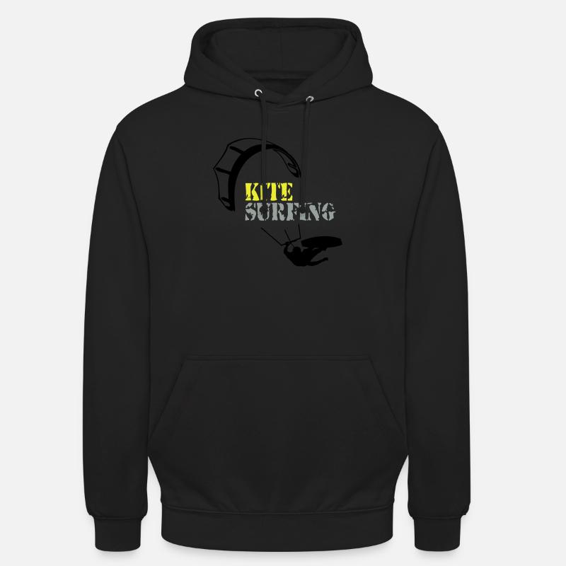 Kitesurfing - Unisex Hoodie - Schwarz