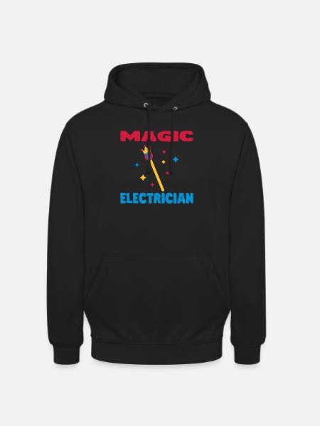 Plumber / Mechanician / electrician / Dad / Geek - Hættetrøje unisex - sort