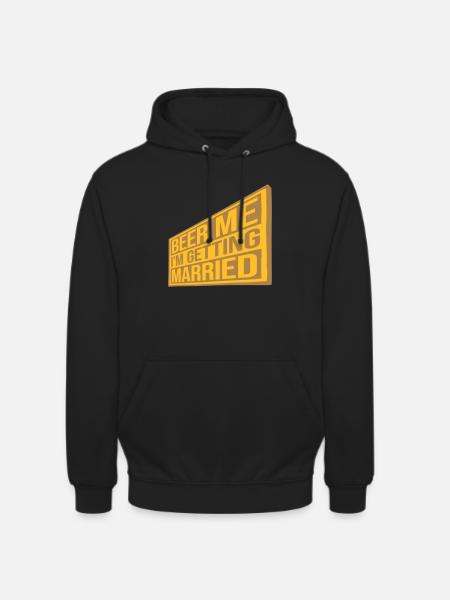 Beer Me Getting Married - Unisex Hoodie - black