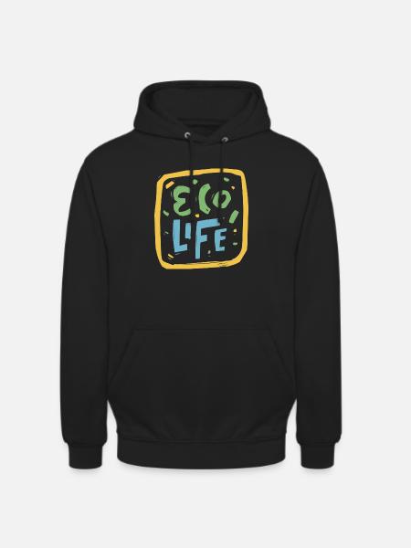 eco life - Unisex Hoodie - black