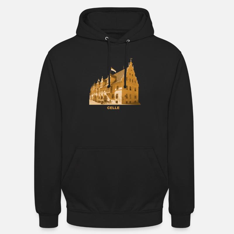 Celle Old Town Hall Lower Saxony - Unisex Hoodie - black