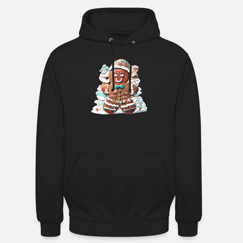Lebkuchen Männchen - Unisex Hoodie - Schwarz
