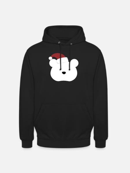 Polar Bear- Christmas edition - Unisex Hoodie - Schwarz