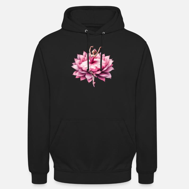 Ballet dancer with tutu - Unisex Hoodie - black