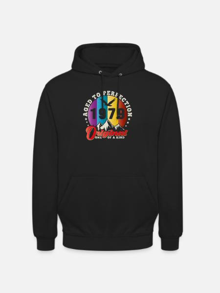 Perfection 1979 -45th Anniversary,Original - Unisex Hoodie - black