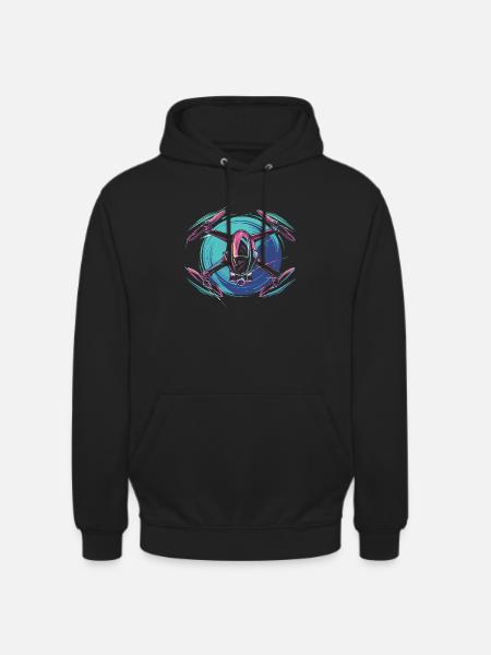 Dynamic Drone - Unisex Hoodie - black