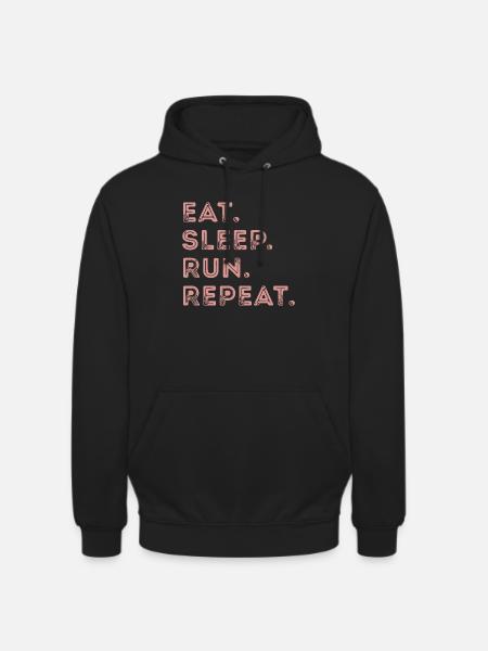 Running - Unisex Hoodie - Schwarz