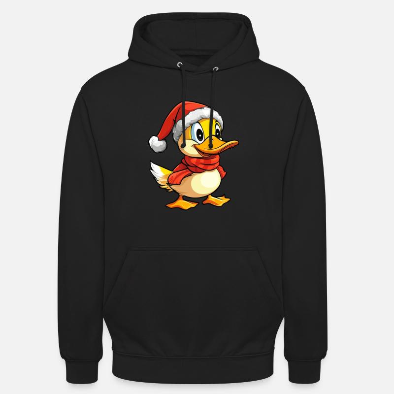 Canards de Noël - Sweat-shirt à capuche unisexe - noir