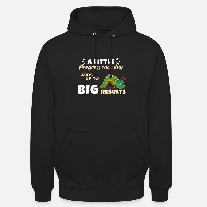 Chenille - Sweat-shirt à capuche unisexe - noir