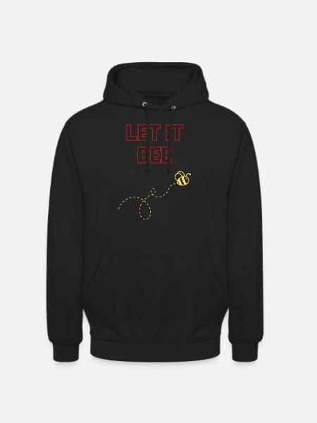 Let it bee - Unisex Hoodie - Schwarz