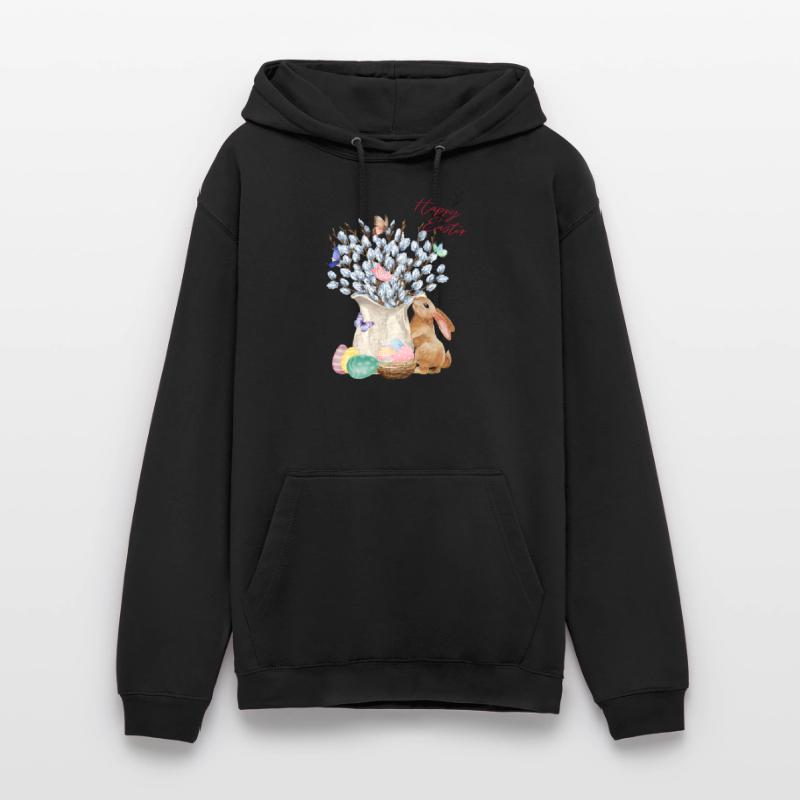 Happy Easter - Willow with Easter Eggs Unisex Hoodie