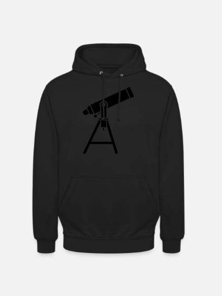 telescope - Unisex Hoodie - black