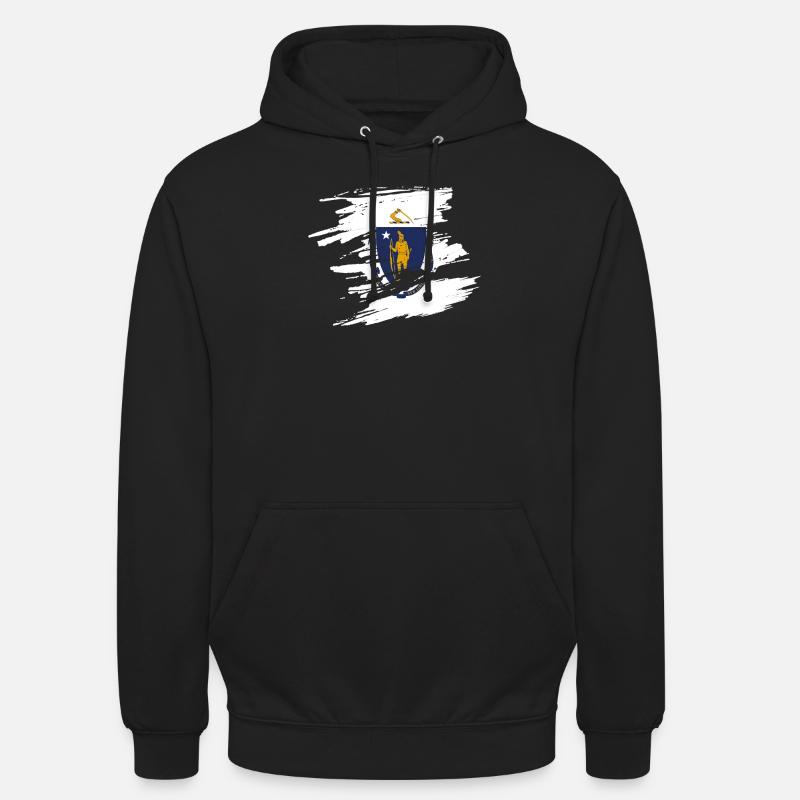 Massachusetts Home Pride Cadeau - Sweat-shirt à capuche unisexe - noir