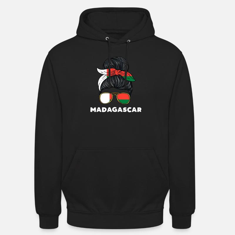 Madagaskar Mädchen - Unisex Hoodie - Schwarz